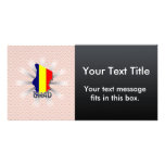 Chad Flag Map 2.0 Photo Card Template