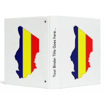 Chad Flag Map full size Binder