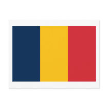 Chad Flag Postcard