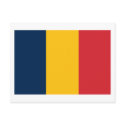 Chad Flag Postcard