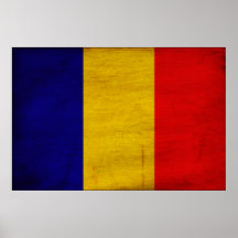 Chad Flag Poster