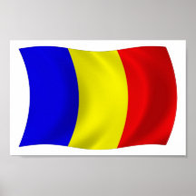 Chad Flag Poster Print
