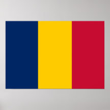 Chad Flag Posters