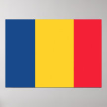 Chad Flag Print