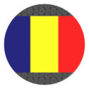 Chad Flag stickers