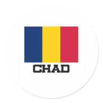 Chad Flag stickers by tshirtshirts Chad Flag stickers