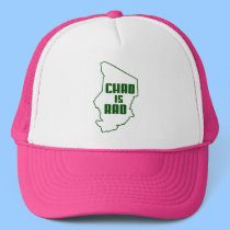 Chad is Rad Green Outline hats