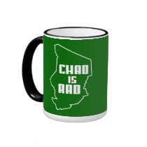 Chad is Rad Outline mugs