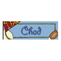chad Sports Bookmark Business Cards