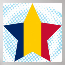 Chad Star Poster