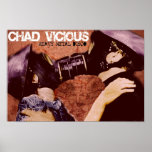 CHAD VICIOUS HEAVY METAL DISCO POSTER posters