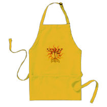 Chai Menorah Sun Aprons