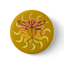 Chai Menorah Sun Buttons buttons