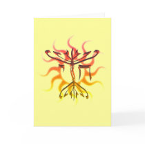 Chai Menorah Sun Cards cards