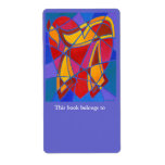 Chai Mosaic IV Bookplate Label labels