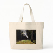 Chailly in the Forest of Fontainebleau (1865) Canvas Bags