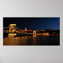 Chain bridge Budapest Posters