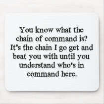 Chain Of Command mousepads
