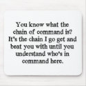 Chain Of Command mousepads