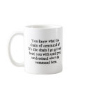 Chain Of Command mugs