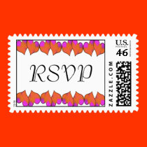 chain of hearts sustomizable stamp
