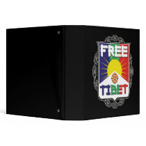 Chained Free Tibet 3 Ring Binder