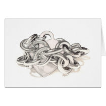 Chained Heart Card
