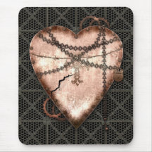 Chained Heart Mouse Pad