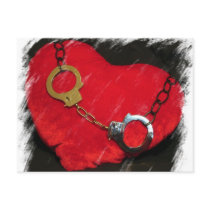 Chained Heart Postcards