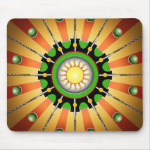 Chained Sun Mousepads