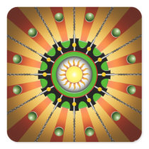 Chained Sun stickers