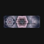 Chained Vortex Kaleidoscope Mandala Custom Return Address Labels