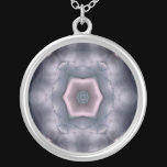 Chained Vortex Kaleidoscope Mandala Necklace