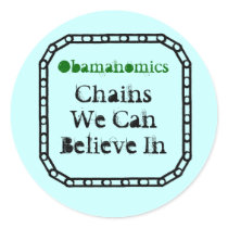 chains, Obamanomics, ChainsWe CanBelieve In stickers by jenniekurono chains, Obamanomics, ChainsWe CanBelieve In stickers