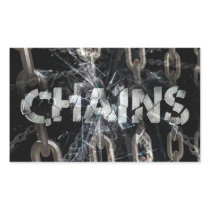 Chains Rectangular Sticker