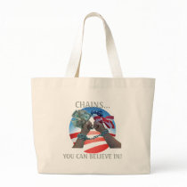 Chains you can believe in... canvas bag