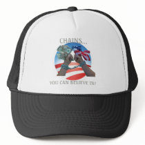 Chains you can believe in... mesh hats