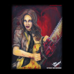 Chainsaw Chick - Color Print posters