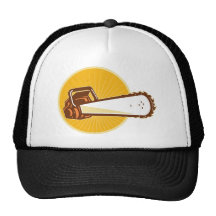 chainsaw front mesh hats