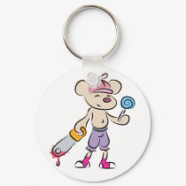 Chainsaw Mouse keychains by Muffachine Chainsaw Mouse keychains