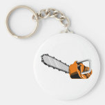 chainsaw retro style key chains
