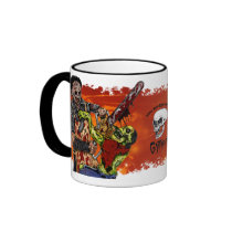 Chainsaw VS Zombie Cup mugs