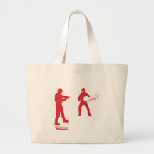 Chainsaw Zombie - Video Games Geek Gamer Zombies Canvas Bags