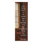 Chair Bookmark Business Card Template