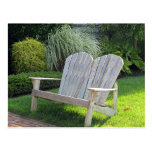 Chair in Ocean Grove NJ / Jersey Shore Post Card