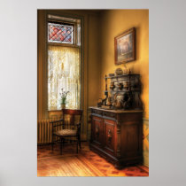 Chair - In the corner of Grandma's Kitchen Print