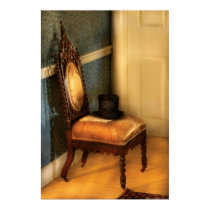 Chair - Ready for the ball posters by suburbanscenes Chair - Ready for the ball posters