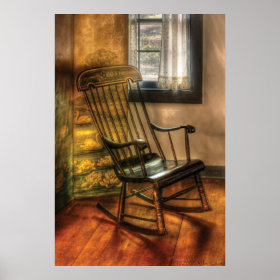 Chair - The rocking chair Posters