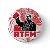 chairman mao rtfm little red book buttons by strk3 chairman mao rtfm little red book buttons