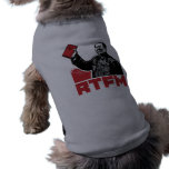 chairman mao rtfm little red book dog clothes